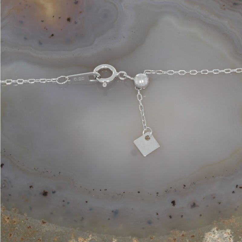 Sale! Wert 1840 € Brillant Anhänger mit Kette (0,20 carat) in 750er 18 K Weißgold - H1280