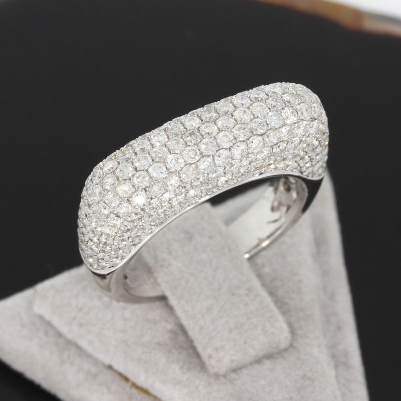 Wert 7550 € Brillant Ring (2,20 carat) in 585er 14 K Weißgold - 84514