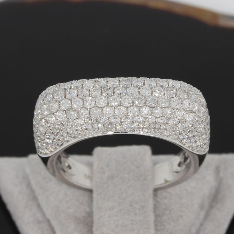 Wert 7550 € Brillant Ring (2,20 carat) in 585er 14 K Weißgold - 84514