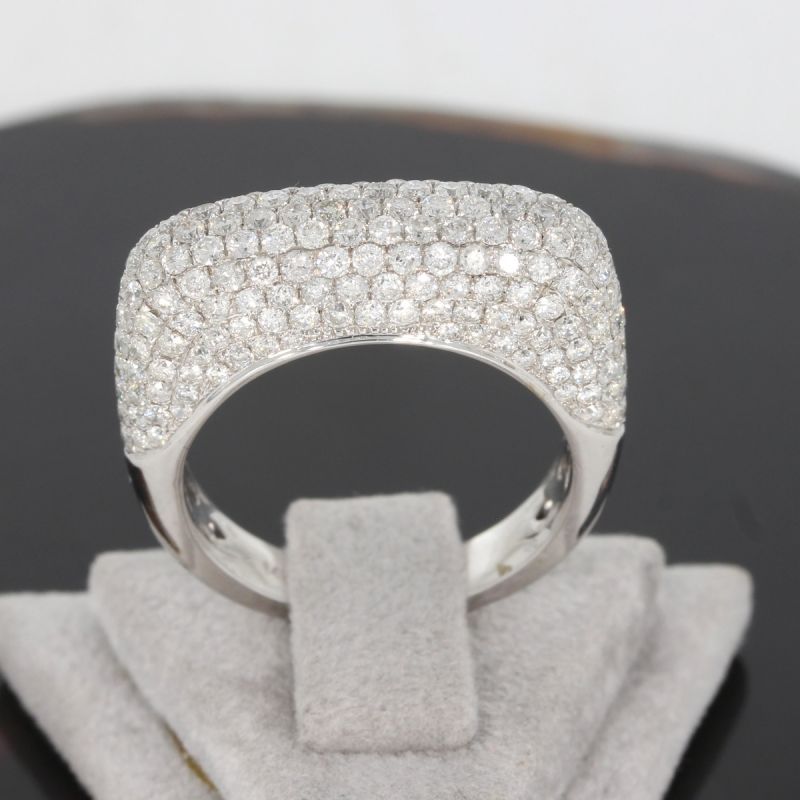 Wert 7550 € Brillant Ring (2,20 carat) in 585er 14 K Weißgold - 84514