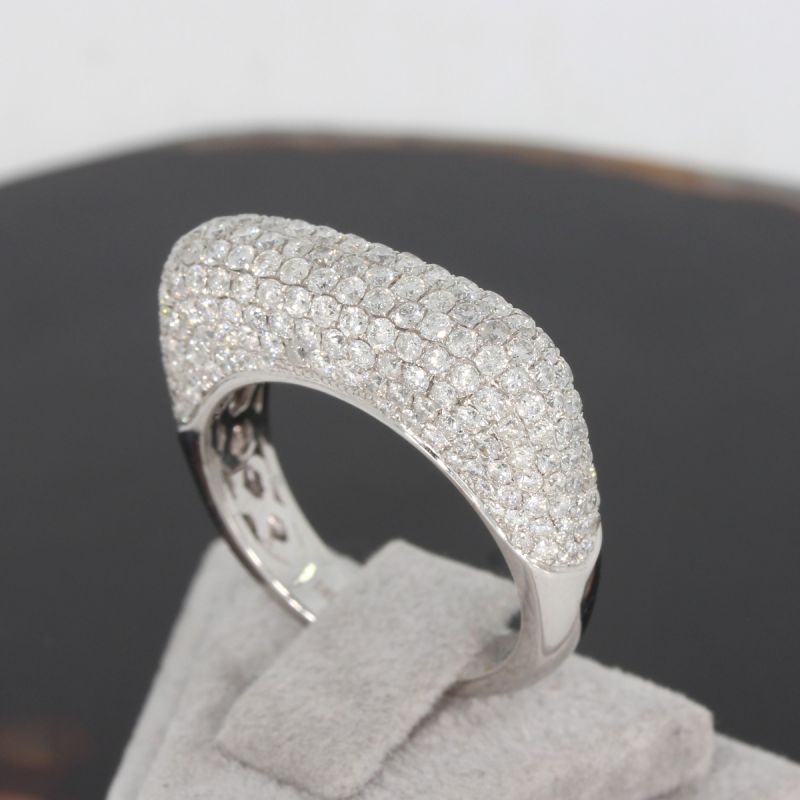 Wert 7550 € Brillant Ring (2,20 carat) in 585er 14 K Weißgold - 84514