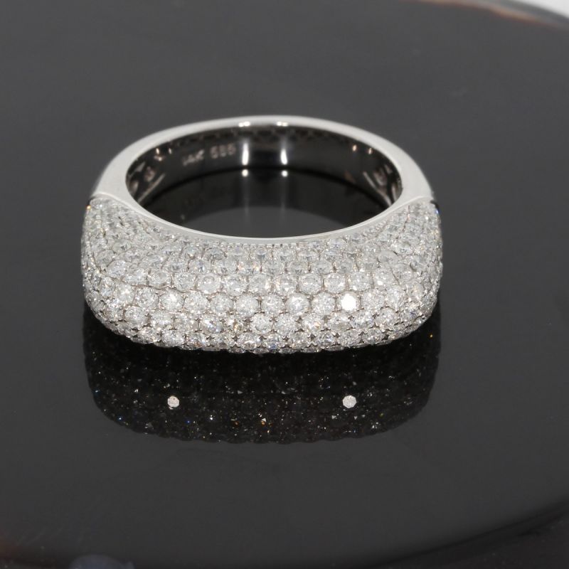 Wert 7550 € Brillant Ring (2,20 carat) in 585er 14 K Weißgold - 84514