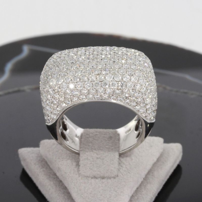 Sale! Wert 14450 € Brillant Ring (4,05 carat) in 585er 14 K Weißgold - 84516