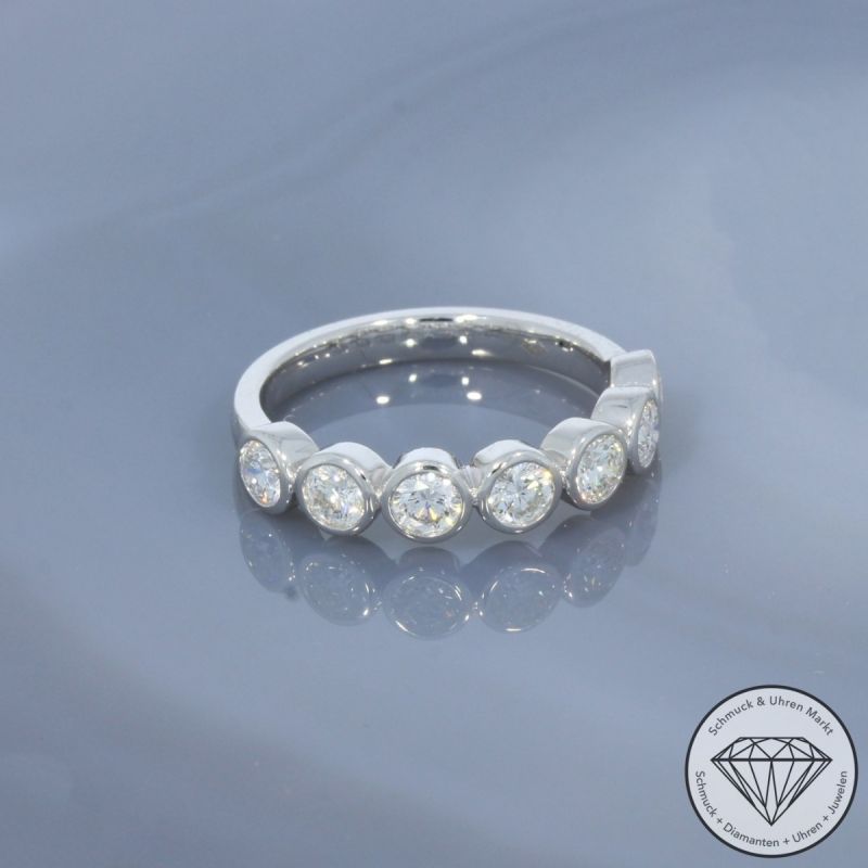 Wert 3990 € Brillant Ring (0,95 carat) in 750er 18 K Weißgold - 84967