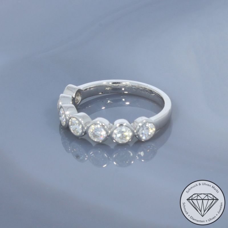 Wert 3990 € Brillant Ring (0,95 carat) in 750er 18 K Weißgold - 84967