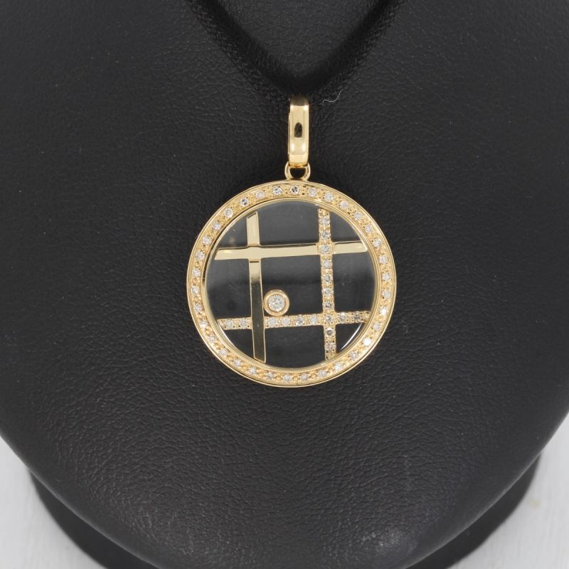 Wert 1950 € Brillant Diamant Anhänger in 750er 18 K Gelbgold - 87905