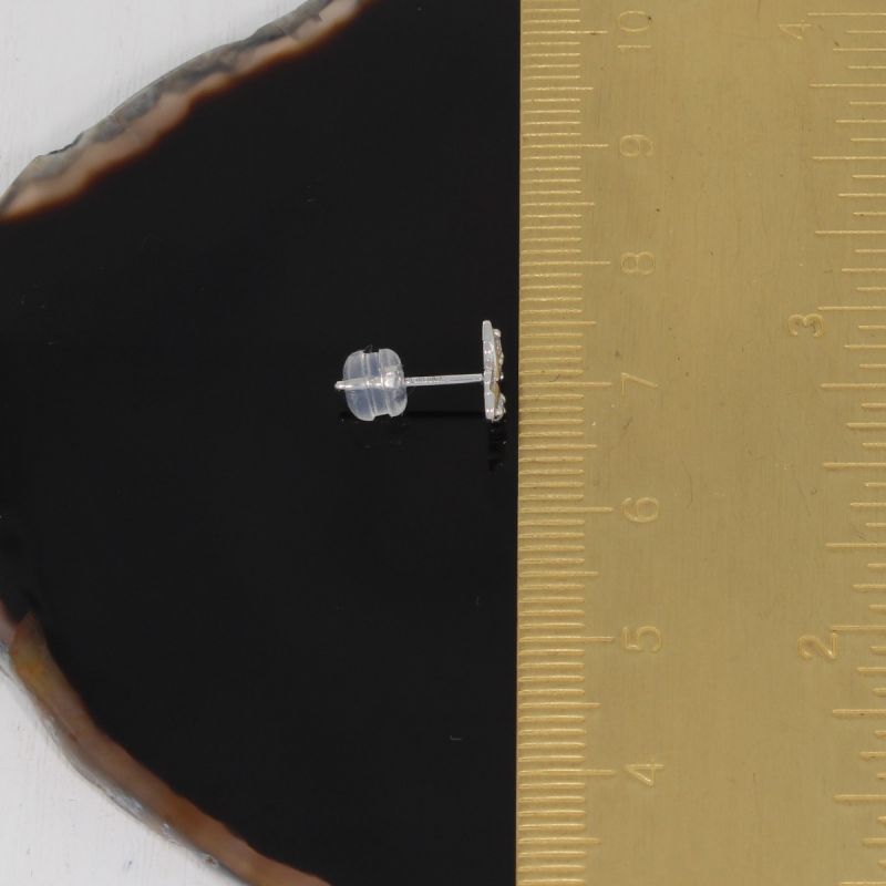 Wert 570 € Brillant Schmetterling Ohrringe (0,16 carat) in 750er 18 K Weißgold - H1362