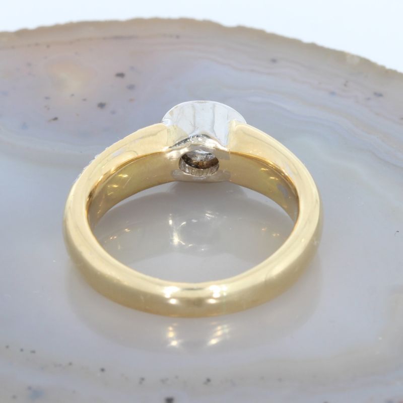 Wert 6490 € Bicolor Brillant Ring (ca. 0,80 carat) in 750er 18 K Gold - 85578