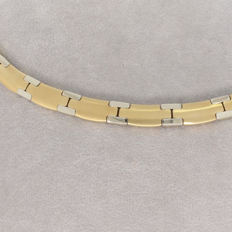 Wert 8580 €  Bicolor Collier in 585er 14 K Gold - 85789