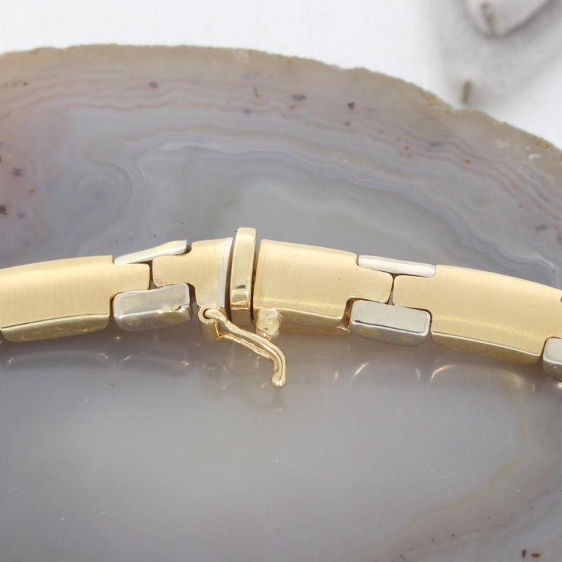 Wert 8580 €  Bicolor Collier in 585er 14 K Gold - 85789