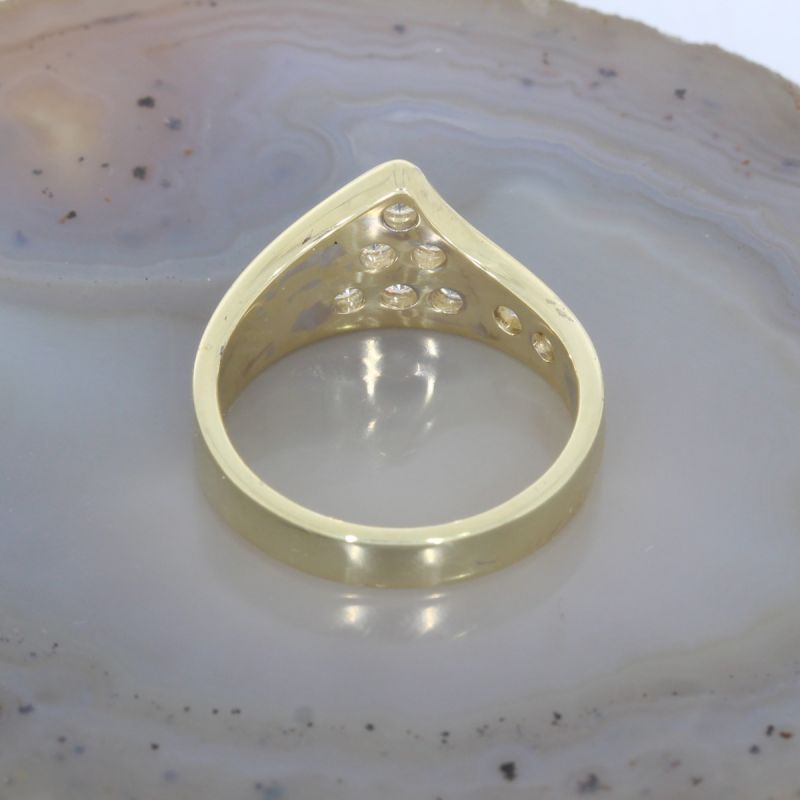 Sale! Wert 3000 € Brillant Ring (ca. 0,56 carat) in 585er 14 K Gelbgold - 85839