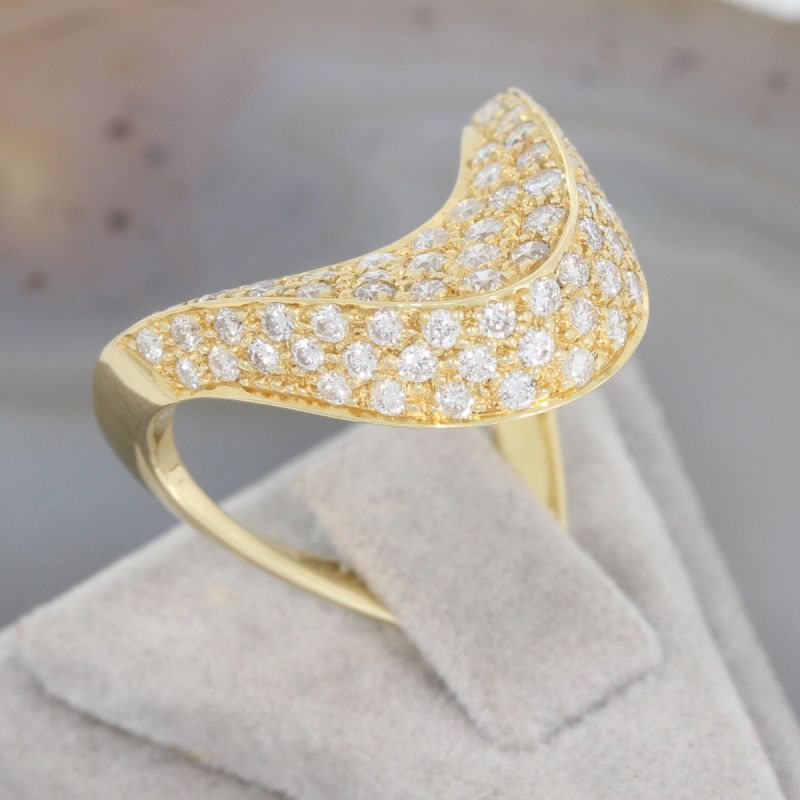 Sale! Wert 4490 € Brillant Ring (ca. 1,00 carat) in 750er 18 K Gelbgold - 86115