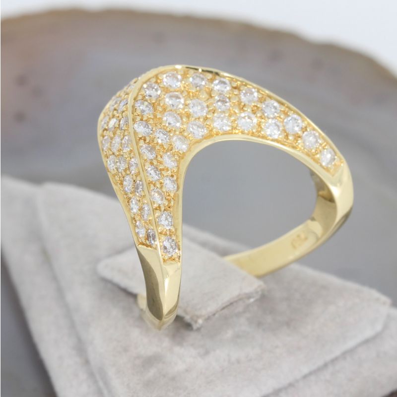 Sale! Wert 4490 € Brillant Ring (ca. 1,00 carat) in 750er 18 K Gelbgold - 86115