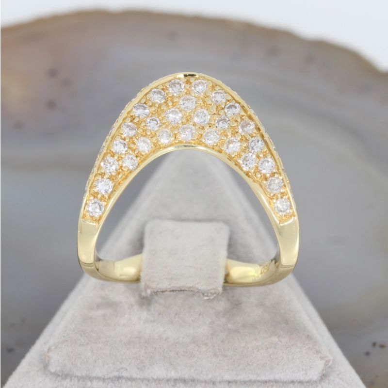 Sale! Wert 4490 € Brillant Ring (ca. 1,00 carat) in 750er 18 K Gelbgold - 86115