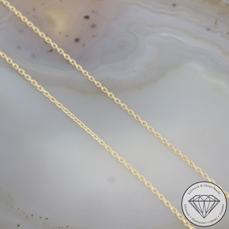 Wert 590 € Kleeblatt Anhänger mit Kette in 585er 14 K Gelbgold - 86168