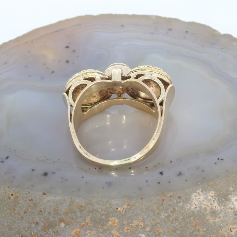 Wert 2590 € Solitär Altschliff Brillant Ring (ca. 0,30 carat) in 585er 14 K Gelbgold - 86568