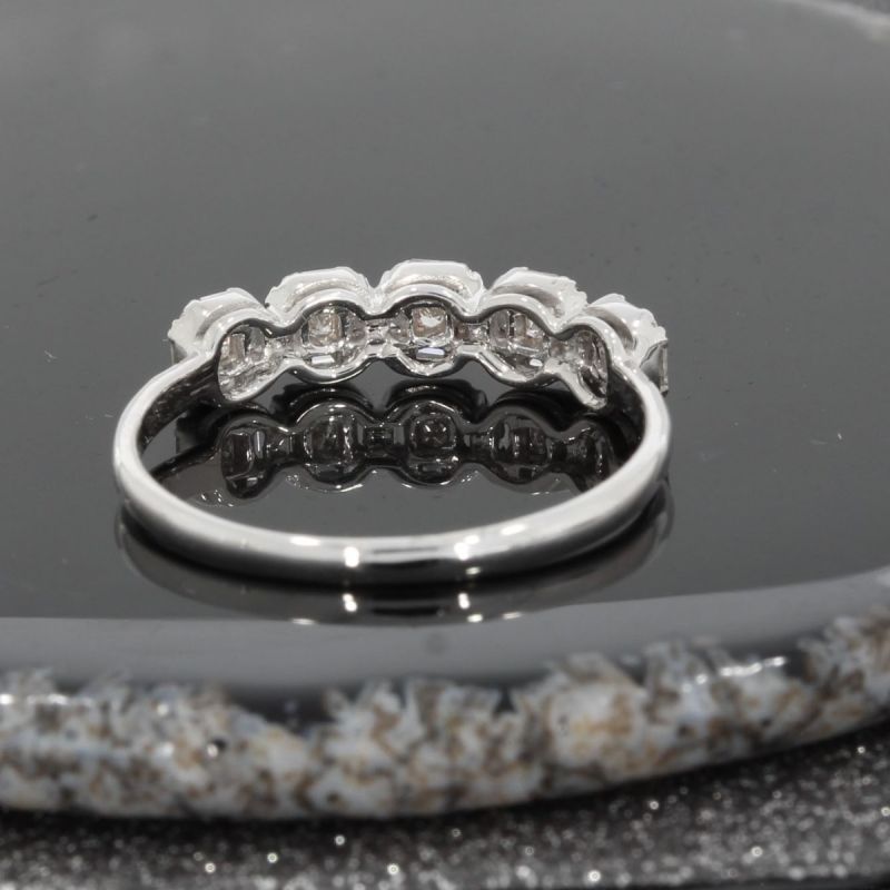 Wert 1550 € Brillant Diamant Ring in 750er 18 K Weißgold - H1457