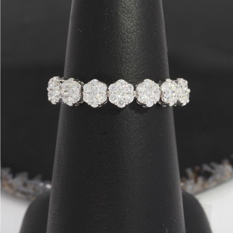 Wert 2150 € Brillant Ring (0,65 carat) in 750er 18 K Weißgold - H1458