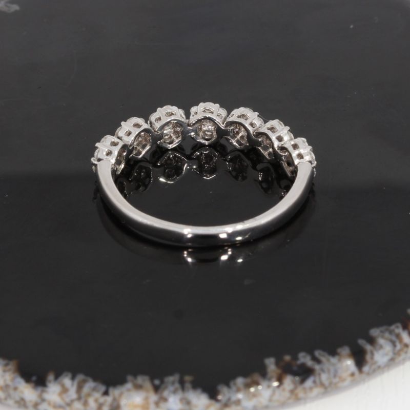 Wert 2150 € Brillant Ring (0,65 carat) in 750er 18 K Weißgold - H1458