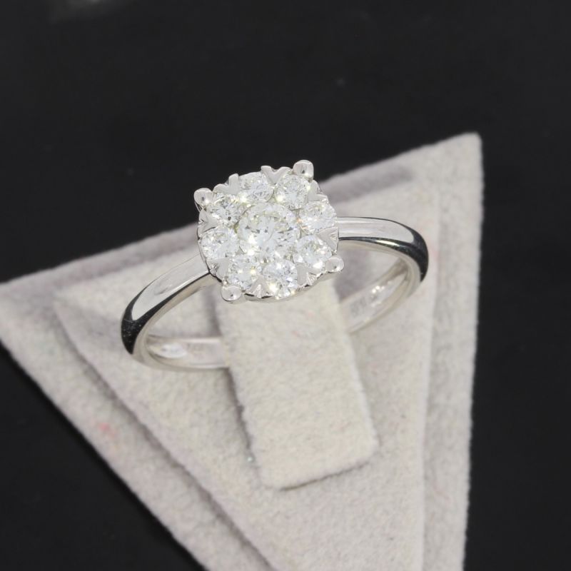 Wert 3050 € Brillant Ring (0,70 carat) in 750er 18 K Weißgold - 86879