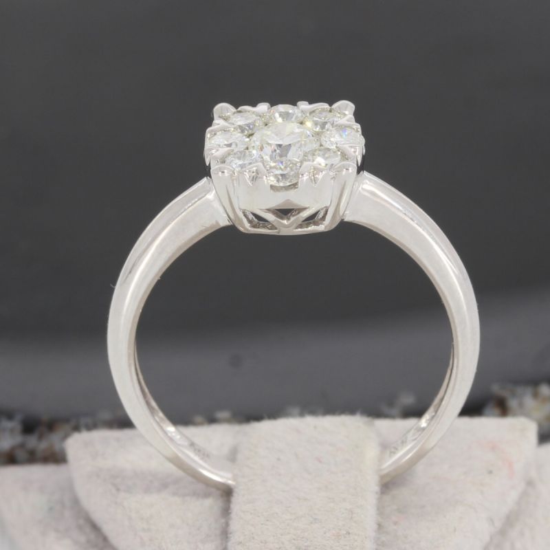 Wert 3050 € Brillant Ring (0,70 carat) in 750er 18 K Weißgold - 86879
