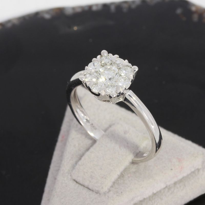 Wert 3050 € Brillant Ring (0,70 carat) in 750er 18 K Weißgold - 86879