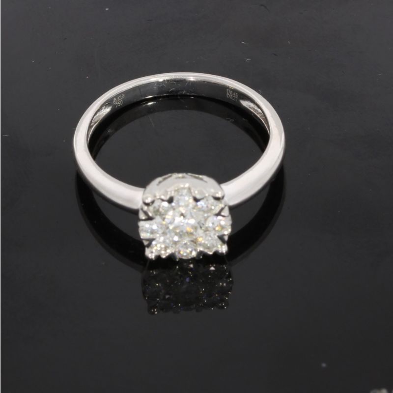 Wert 3050 € Brillant Ring (0,70 carat) in 750er 18 K Weißgold - 86879