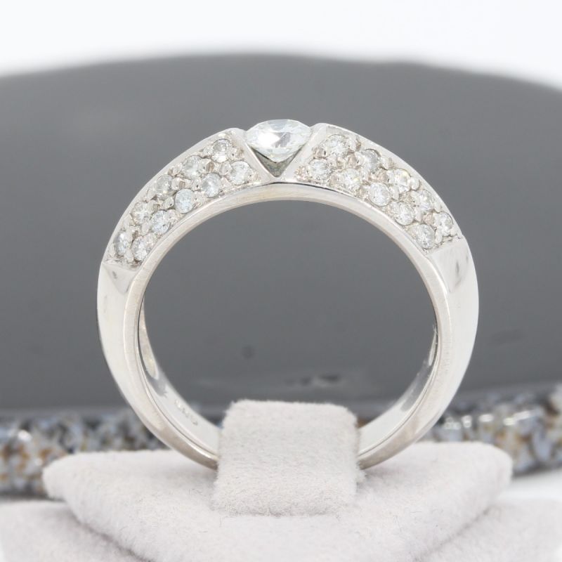 Wert 3200 € Brillant Ring (ca. 0,91 carat) in 585er 14 K Weißgold - 86896