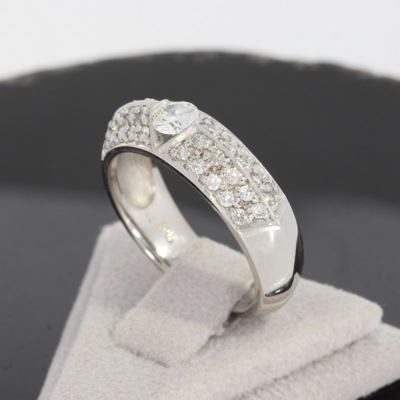 Wert 3200 € Brillant Ring (ca. 0,91 carat) in 585er 14 K Weißgold - 86896