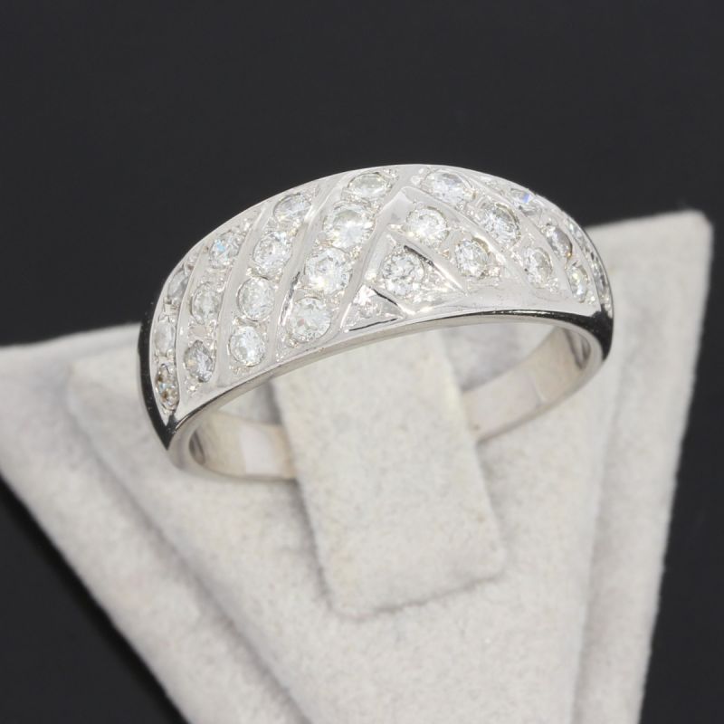 Wert 2990 € Brillant Ring (ca. 1,00 carat) in 585er 14 K Weißgold - 86897