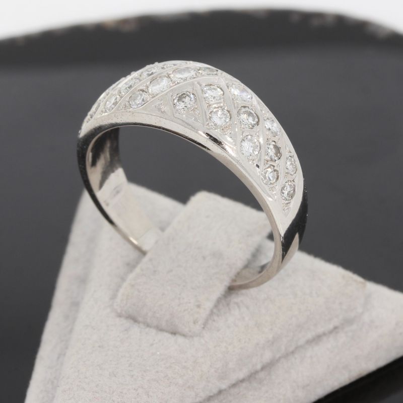 Wert 2990 € Brillant Ring (ca. 1,00 carat) in 585er 14 K Weißgold - 86897