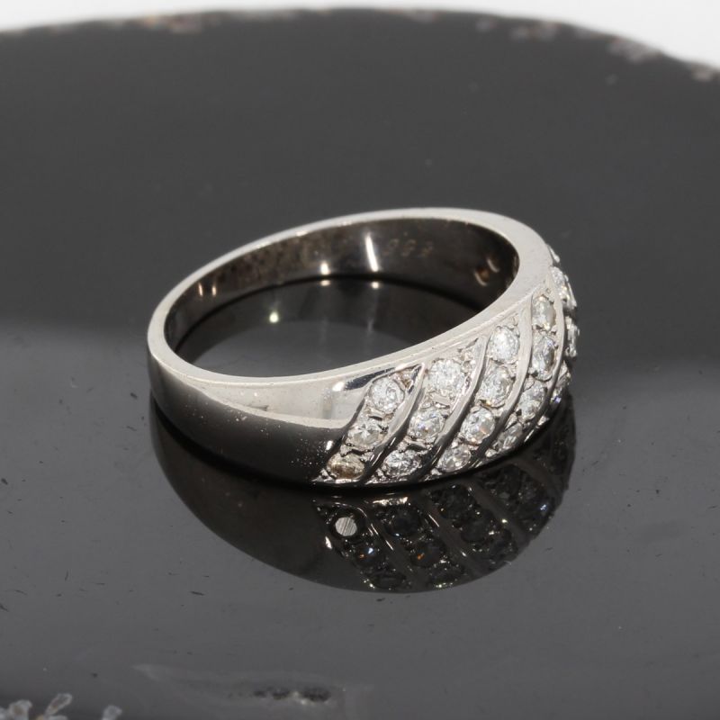 Wert 2990 € Brillant Ring (ca. 1,00 carat) in 585er 14 K Weißgold - 86897