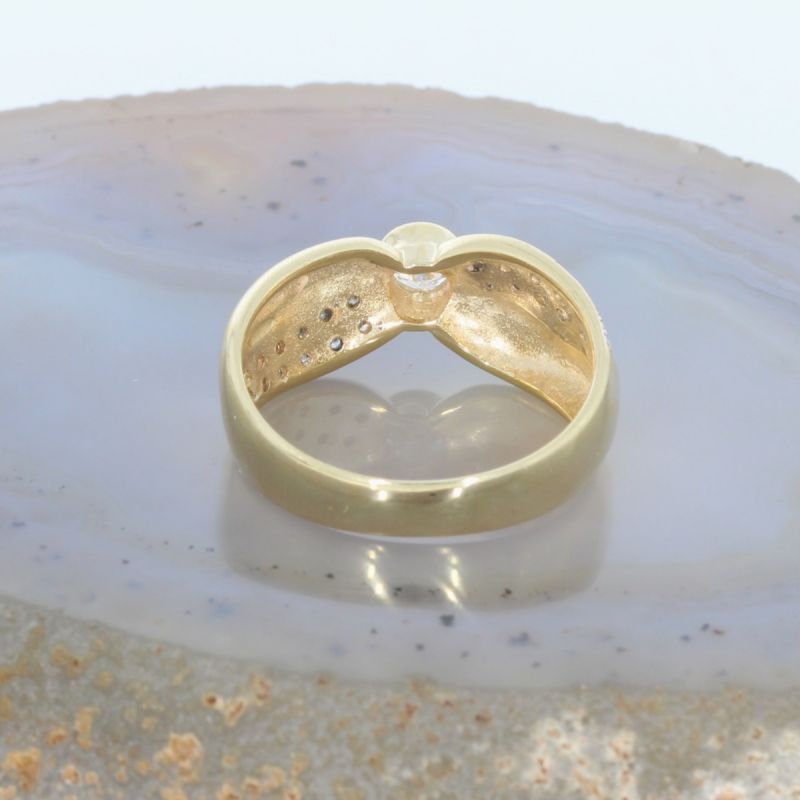 Sale! Wert 2600 € Brillant Ring (ca.0,50 carat) in 585er 14 K Gelbgold - 86898