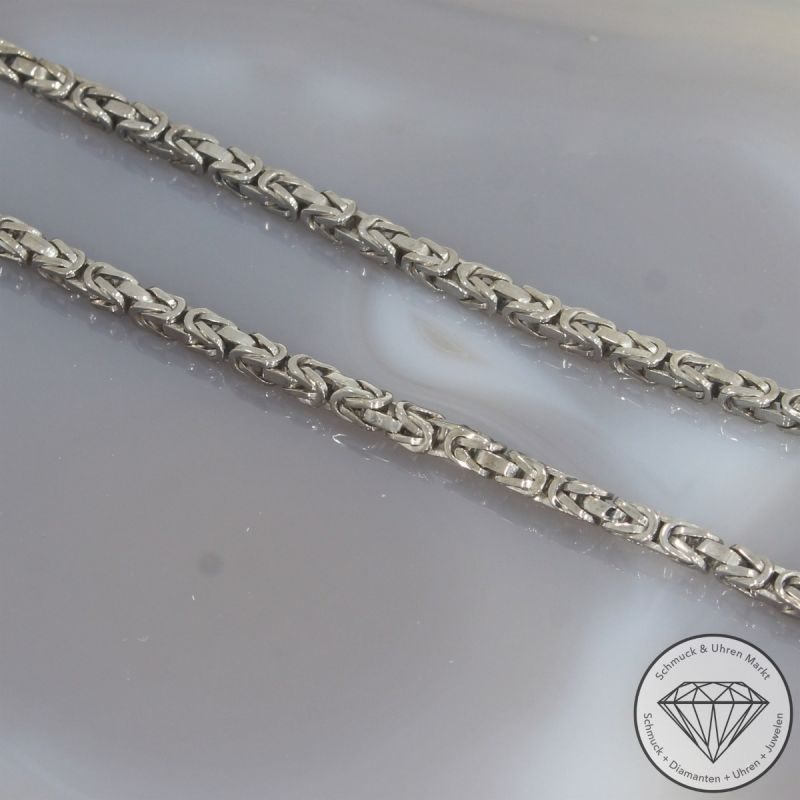 Wert 14490 € Diamant Königs Collier Kreuz in 750er 18 K Weißgold - 86939
