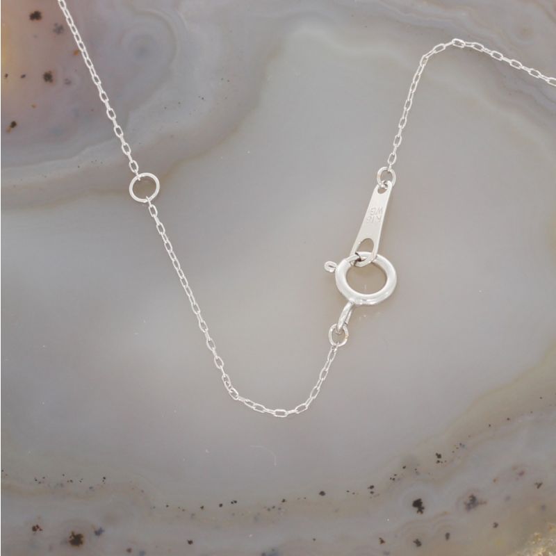 Wert 1390 € Brillant Collier Stern (0,13 carat) in 750er 18 K Weißgold - H1476
