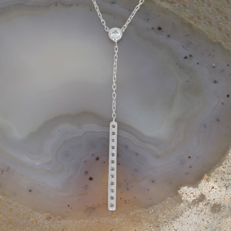 Wert 2390 € Brillant Collier (0,34 carat) in 750er 18 K Weißgold - H65