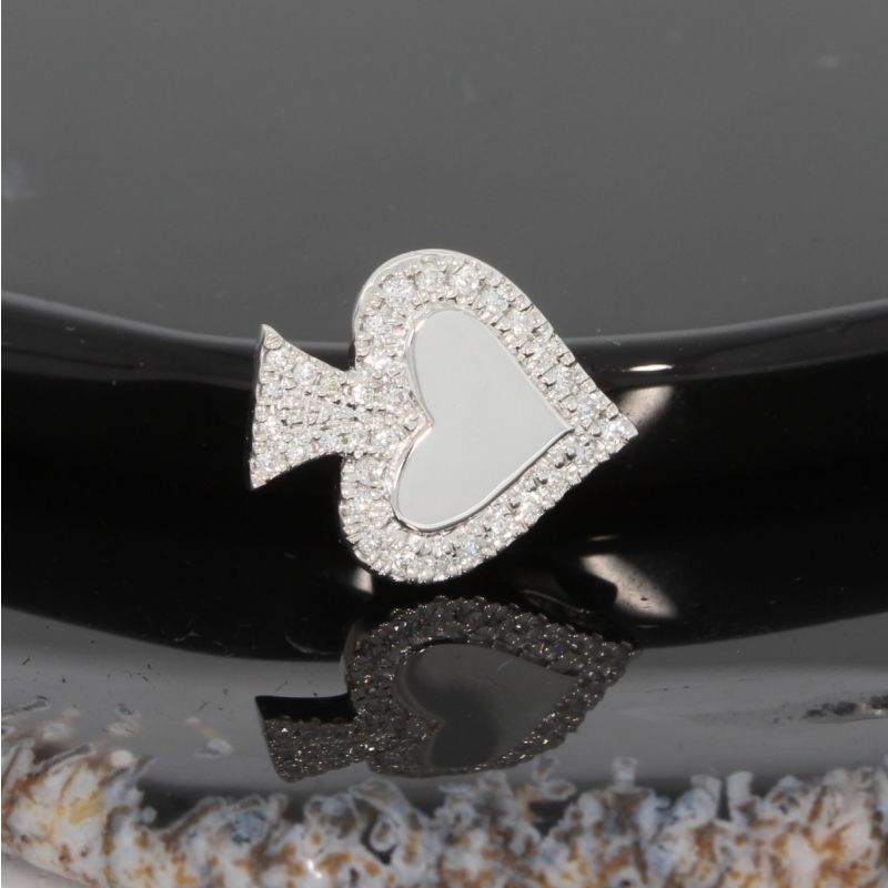 Wert 890 € Brillant Anhänger (0,16 carat) in 585er 14 K Weißgold - 87078