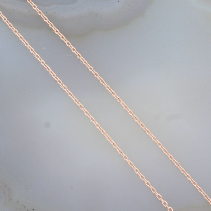 Sale! Wert 990 € Brillant Saphir Collier in 585er 14 K Rosegold - 87085