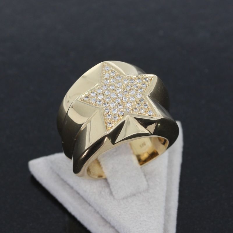 Wert 5450 € Brillant Ring (ca. 0,50 carat) in 585er 14 K Gelbgold - 87134