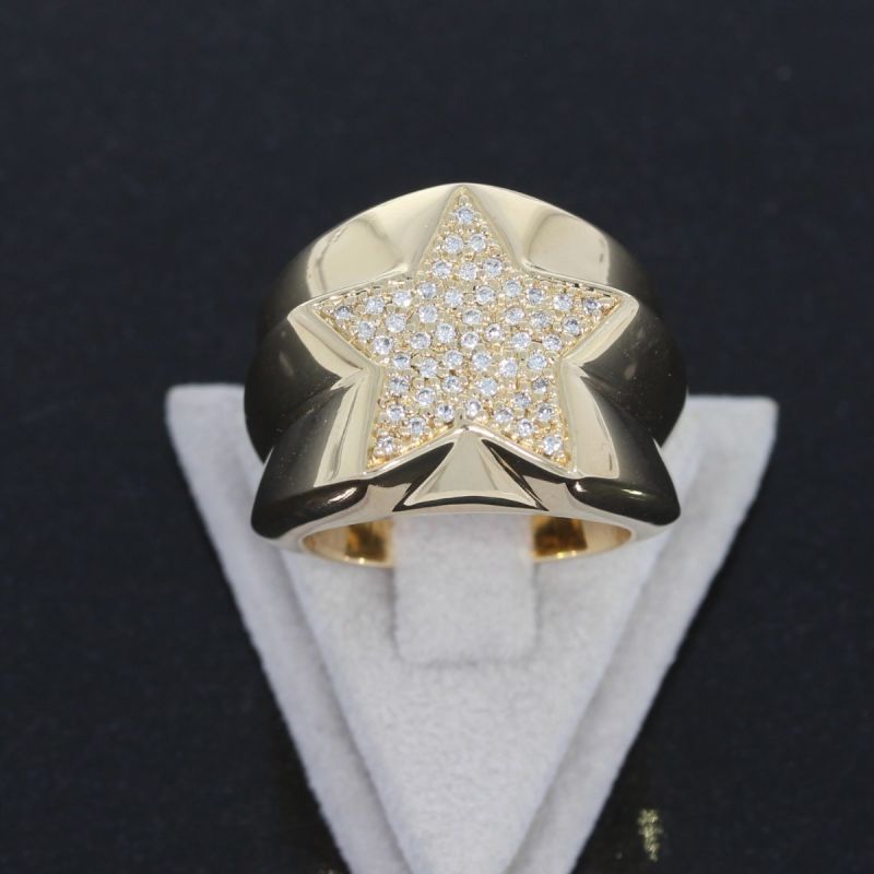 Wert 5450 € Brillant Ring (ca. 0,50 carat) in 585er 14 K Gelbgold - 87134