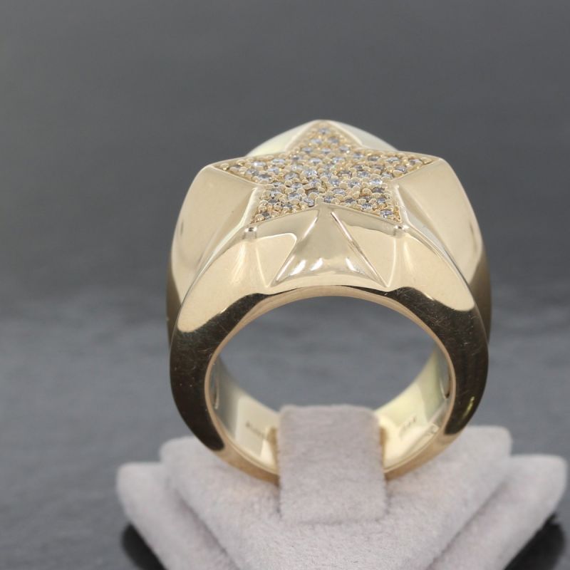 Wert 5450 € Brillant Ring (ca. 0,50 carat) in 585er 14 K Gelbgold - 87134