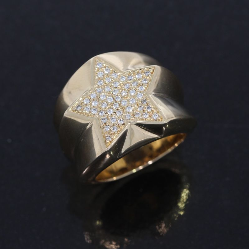 Wert 5450 € Brillant Ring (ca. 0,50 carat) in 585er 14 K Gelbgold - 87134