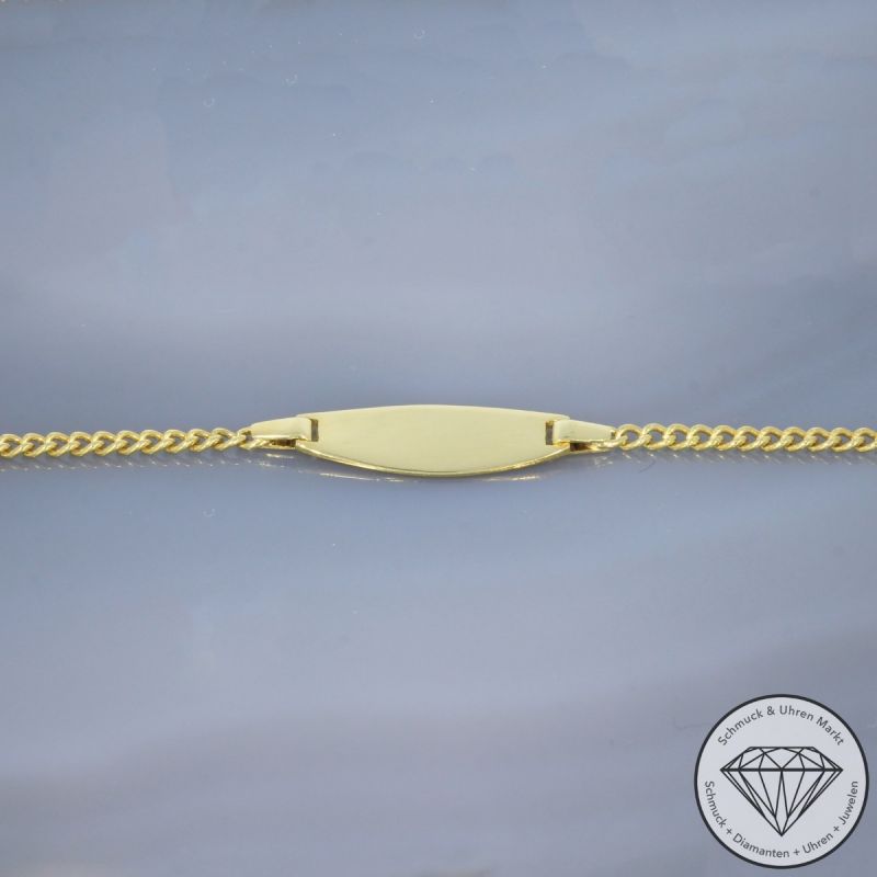 Wert 450 € Identitäts Armband in 585er 14 K Gelbgold - 87284