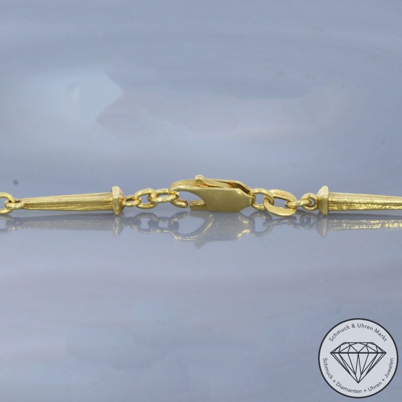 Wert 8190 € ART SALVADORE DALI Collier in 750er 18 K Gelbgold - 87342