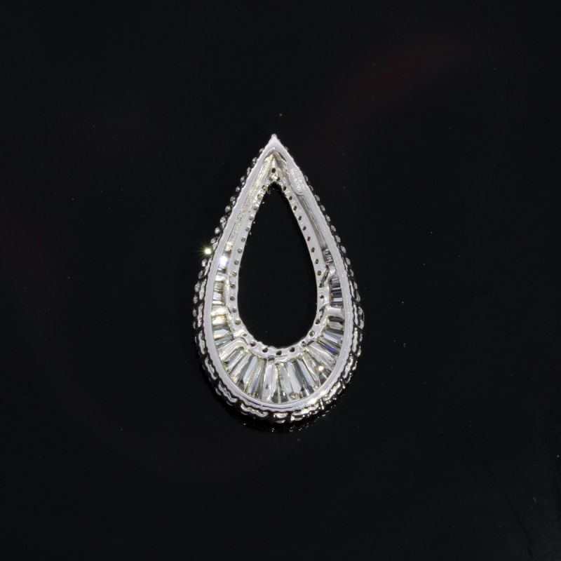 Wert 2950 € Brillant Diamant Anhänger in 585er 14 K Weißgold - 87707