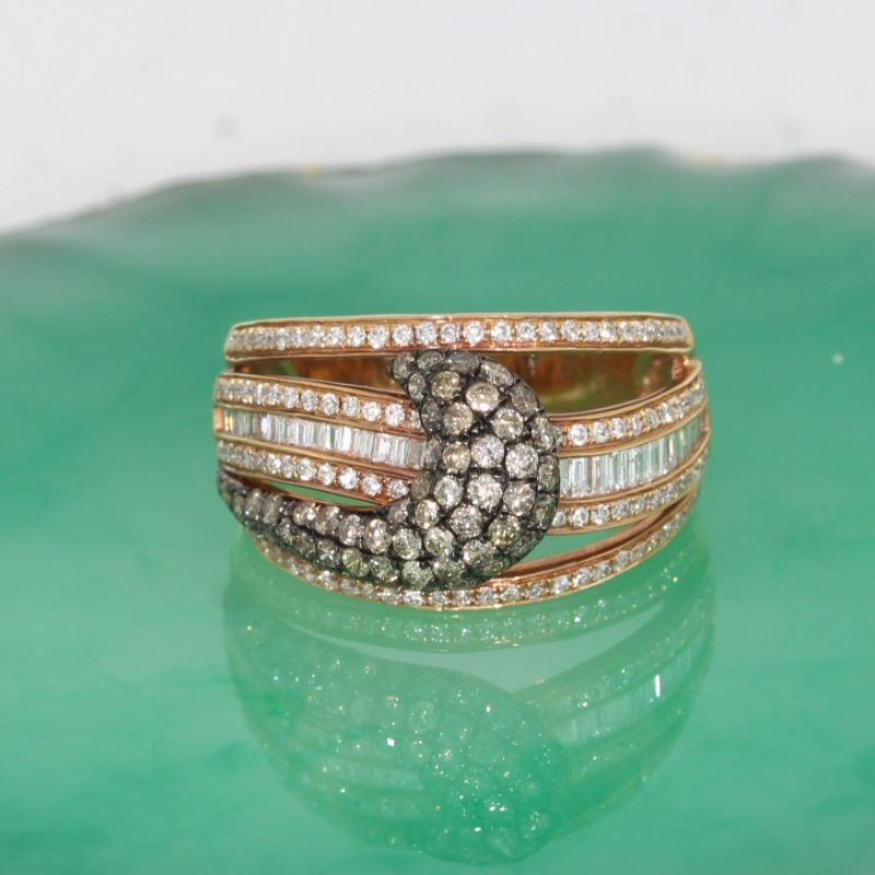 Wert 4490 € Brillant Diamant Ring in 750er 18 K Rosegold - 87730