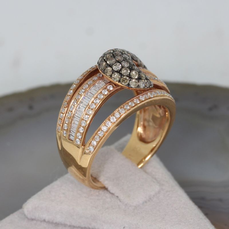 Wert 4490 € Brillant Diamant Ring in 750er 18 K Rosegold - 87730