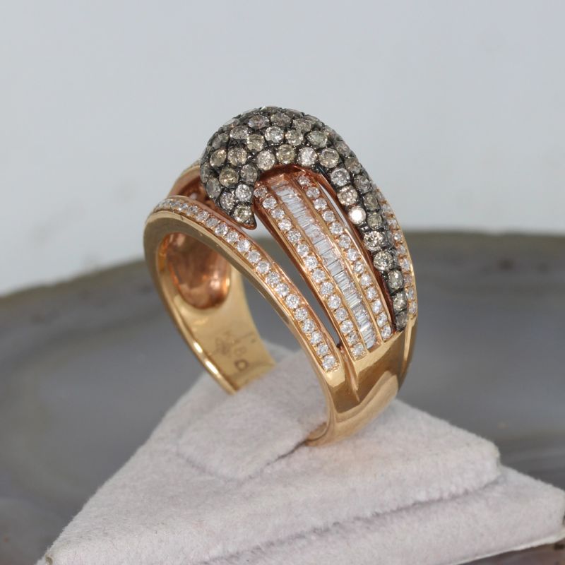 Wert 4490 € Brillant Diamant Ring in 750er 18 K Rosegold - 87730