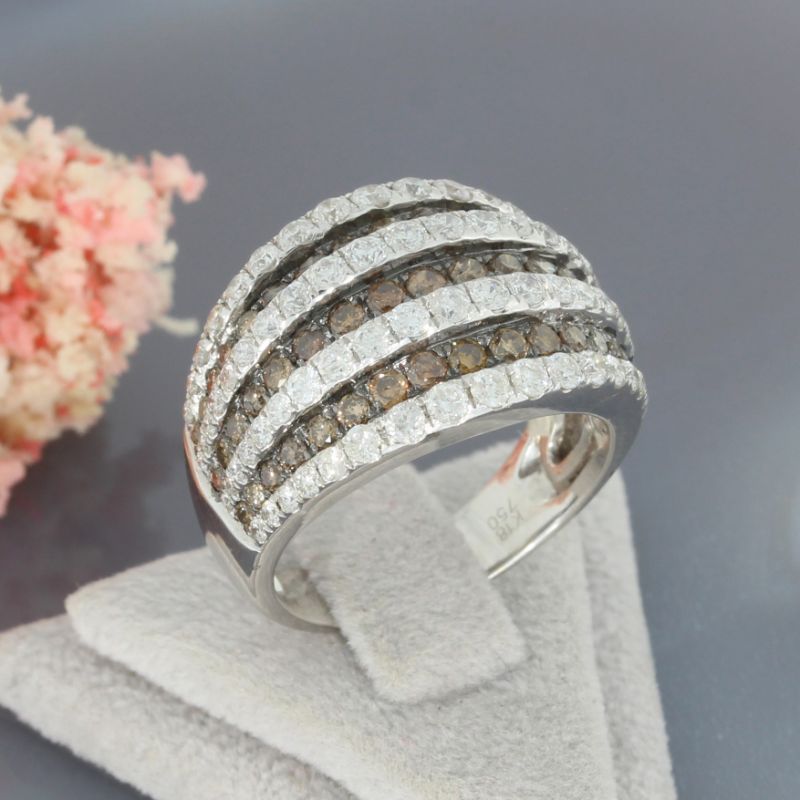 Wert 6790 € Brillant Ring (2,60 carat) in 750er 18 K Weißgold - 87740