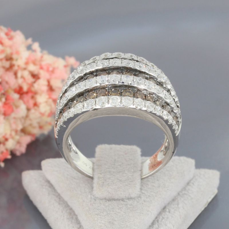 Wert 6790 € Brillant Ring (2,60 carat) in 750er 18 K Weißgold - 87740